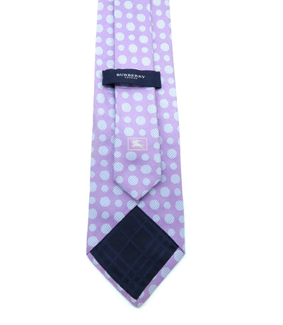 Burberry Lilac and Turquoise Graphic Print Silk Tie Ties Burberry