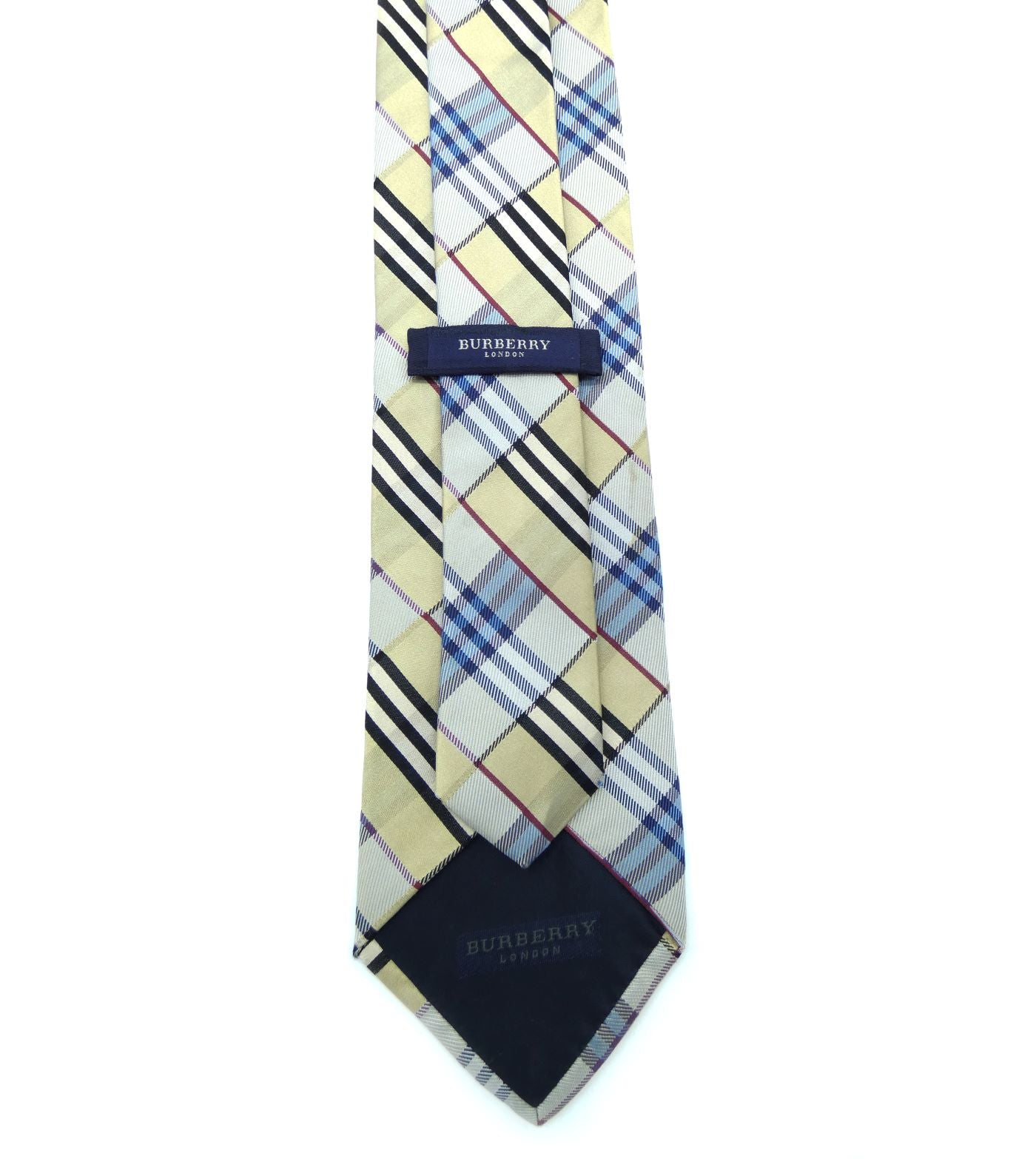 Burberry Classic Nova Check Patchwork Silk Tie Ties Burberry