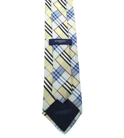 Burberry Classic Nova Check Patchwork Silk Tie Ties Burberry