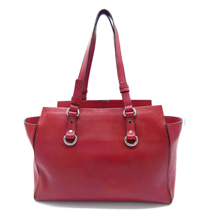 DSquared2 Red Leather Large Tote Bag DSquared2