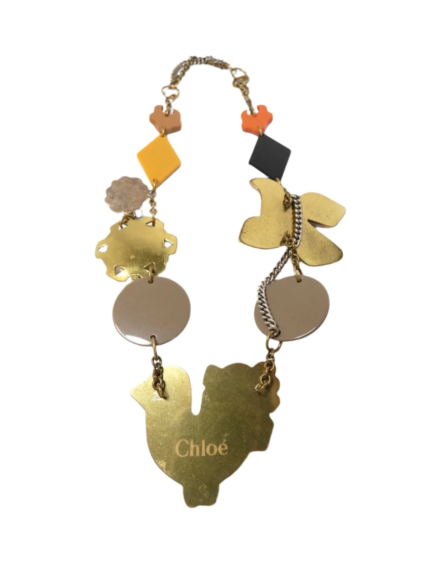 Chloe Vintage Chunky Art Necklace Necklace Chloe
