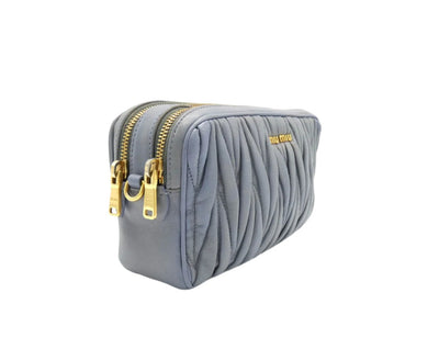 Miu Miu Matelassé Crossbody Double Zip Bag Bag Miu Miu