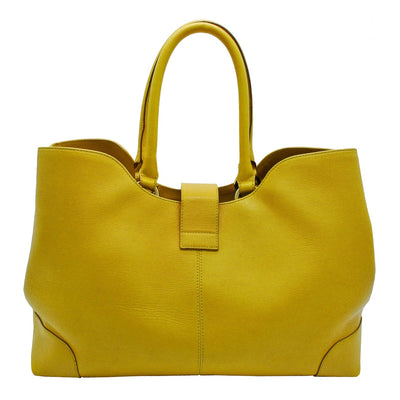 Fendi Yellow Leather Chameleon Large Tote Bag Fendi
