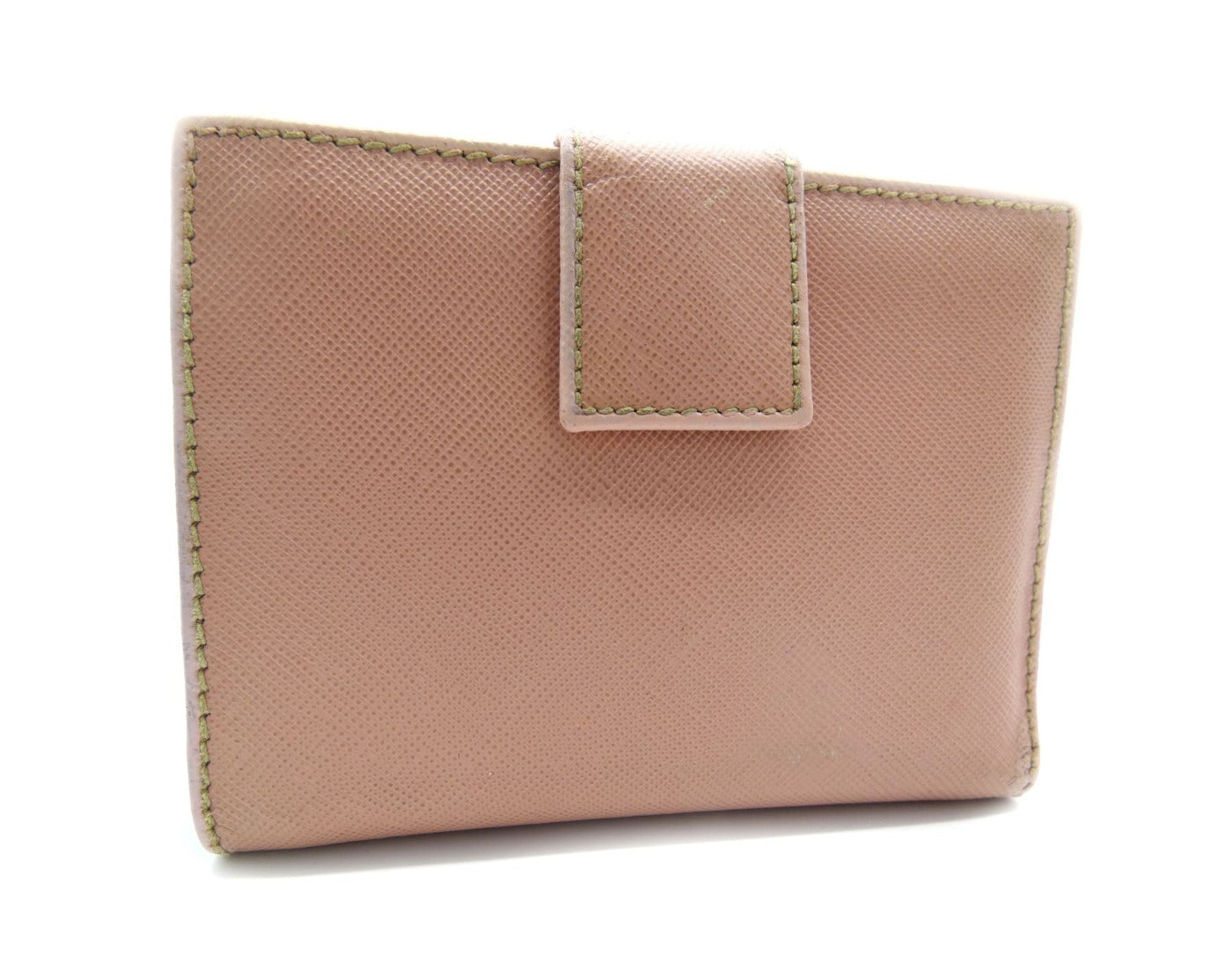 Prada Pink Enamel Clasp Vintage Wallet Wallet Prada
