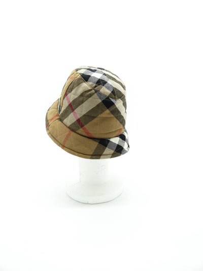 Burberry Quilted Nova Check Bucket Hat Hats Burberry