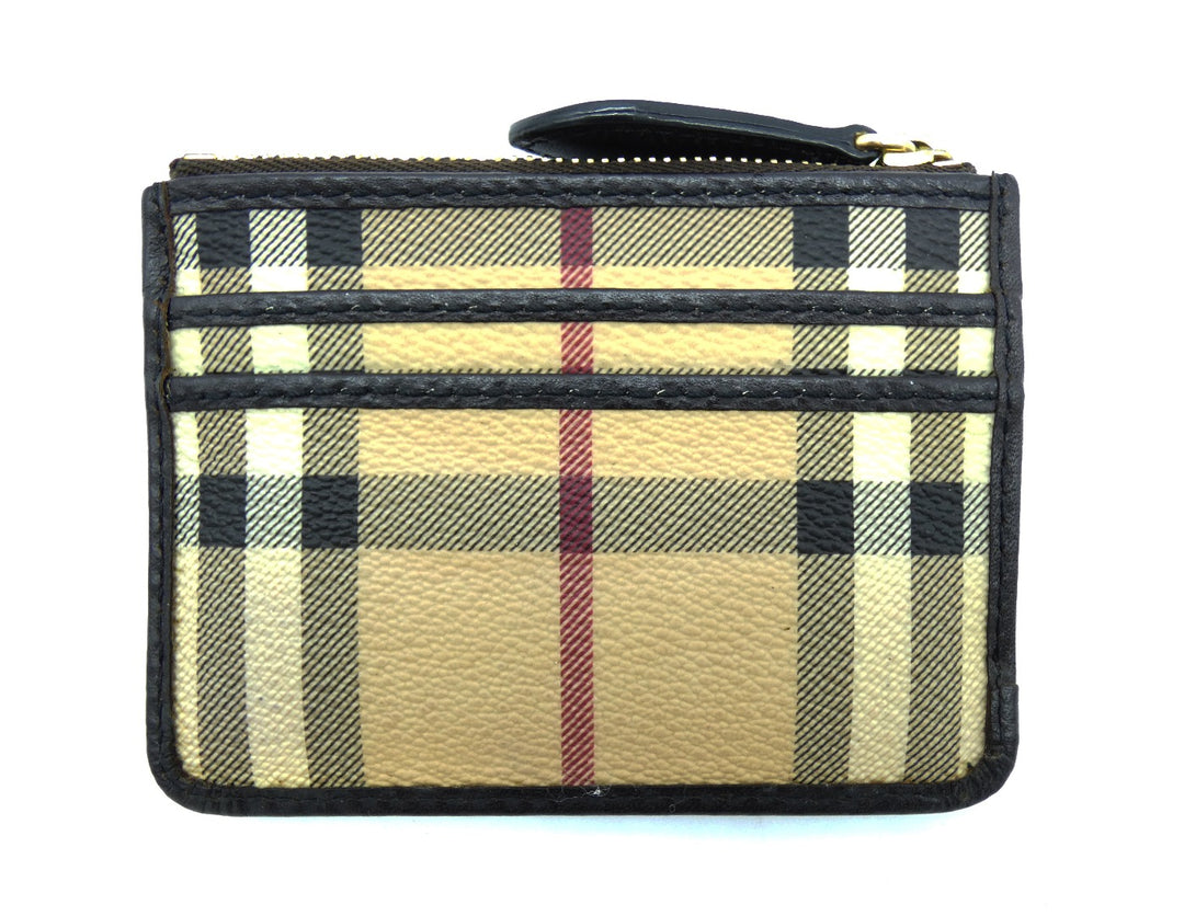 Burberry Haymarket Zip Coin and Card Case – Occhi Azzurri
