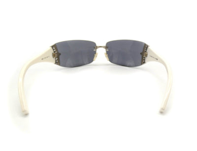 Fendi Vintage White and Silver Rimless Sunglasses FS367 Sunglasses Fendi