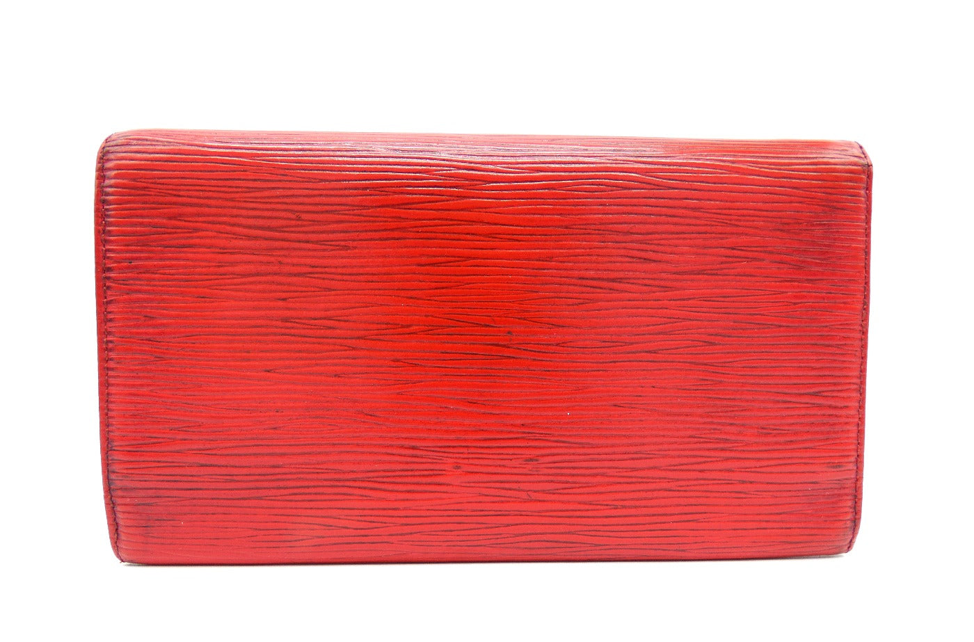 Louis Vuitton Vintage Red Epi Leather Continental Wallet Wallet Louis Vuitton