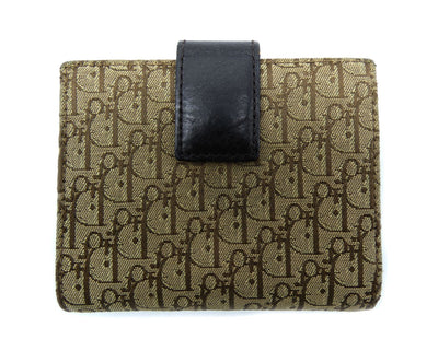 Christian Dior Tan Oblique Street Chic Compact Wallet Wallet Christian Dior