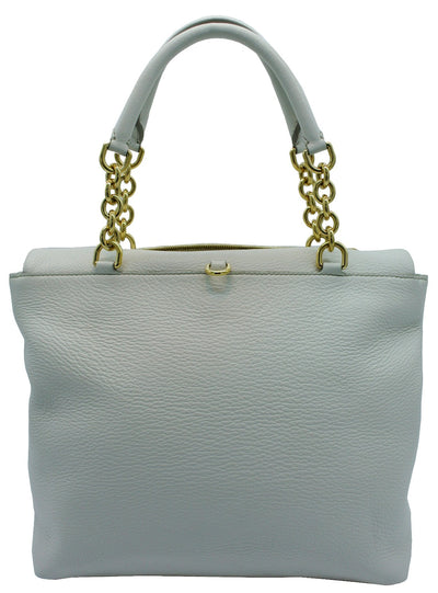 Dolce & Gabbana Convertible Ivory Leather Flap Bag Bag Dolce & Gabbana
