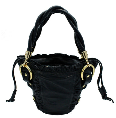 Dolce & Gabbana Small Black Leather Handbag Bag Dolce & Gabbana