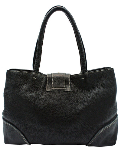 Dolce & Gabbana Vintage D Ring Brown Leather Shoulder Bag Bag Dolce & Gabbana