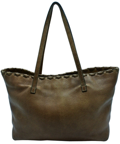 Gucci Large Brown Leather Tassel Tote Bag Gucci