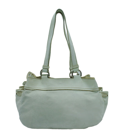 Miu Miu Cream Leather Flower Bag Bag Miu Miu