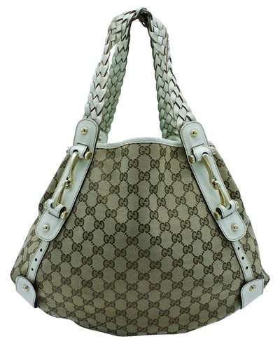 Gucci Tan GG Canvas Pelham Large Hobo Bag Gucci