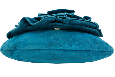 YSL Rive Gauche Teal Suede Nadja Mini Bag Bag YSL