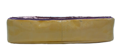 Miu Miu Sequin and Tan Patent Evening Bag Bag Miu Miu
