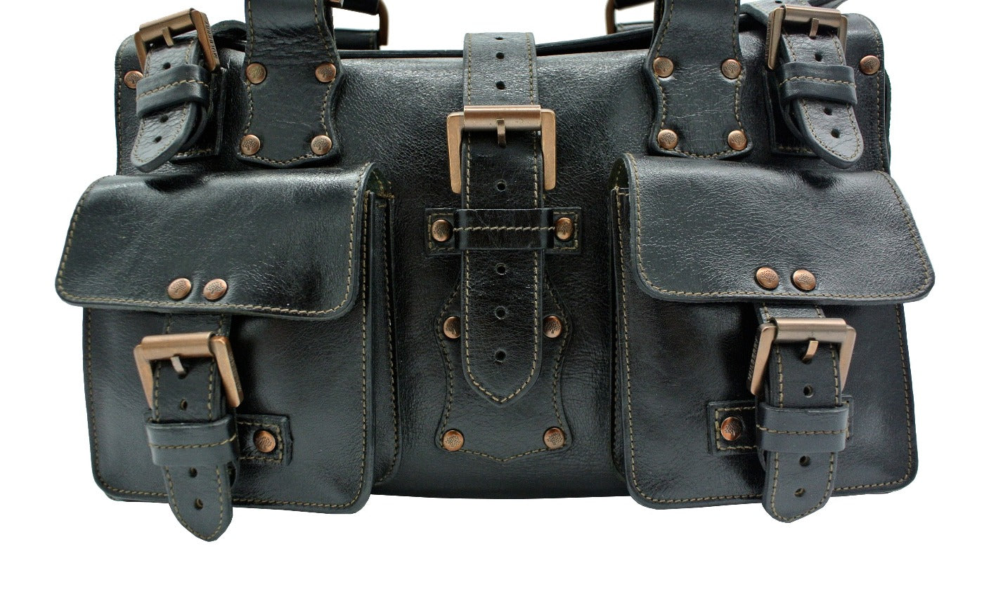 Mulberry Roxanne Black Leather Bag Bag Mulberry