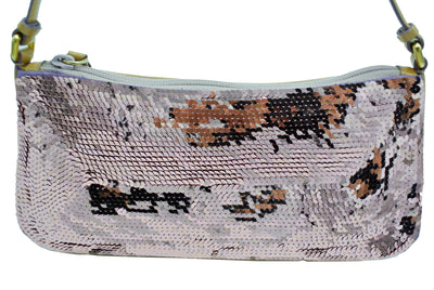 Miu Miu Sequin and Tan Patent Evening Bag Bag Miu Miu