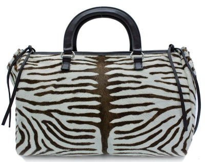 Prada Zebra Pony Medium Handle Bag Bag Prada
