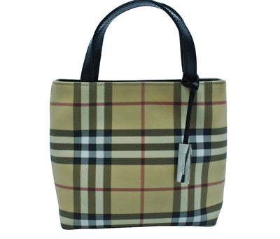 Burberry Vintage House Check PVC Mini Bag Bag Burberry