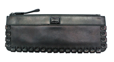 Burberry Prorsum Black Leather Wristlet Bag Burberry
