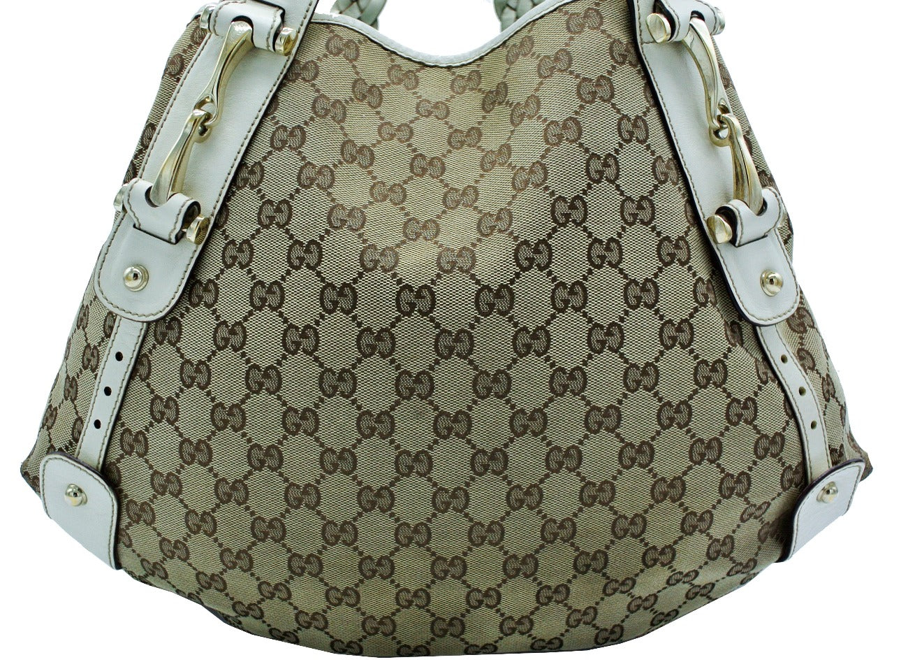 Gucci Tan GG Canvas Pelham Large Hobo Bag Gucci