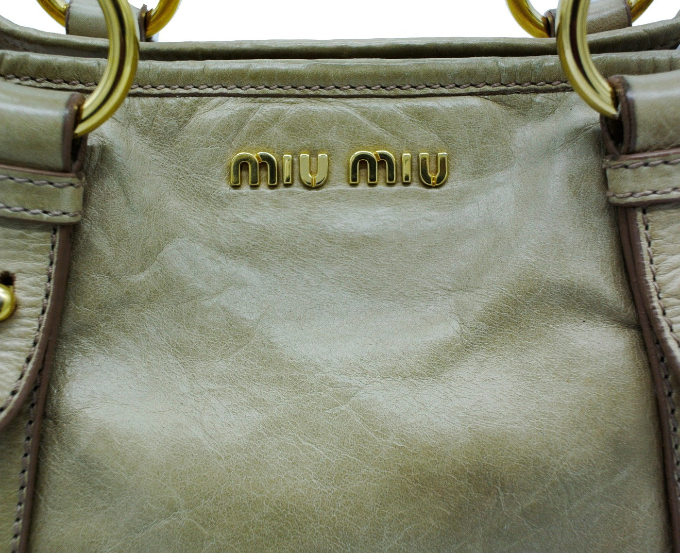 Miu Miu Bamboo Leather 2Way Bag – Occhi Azzurri