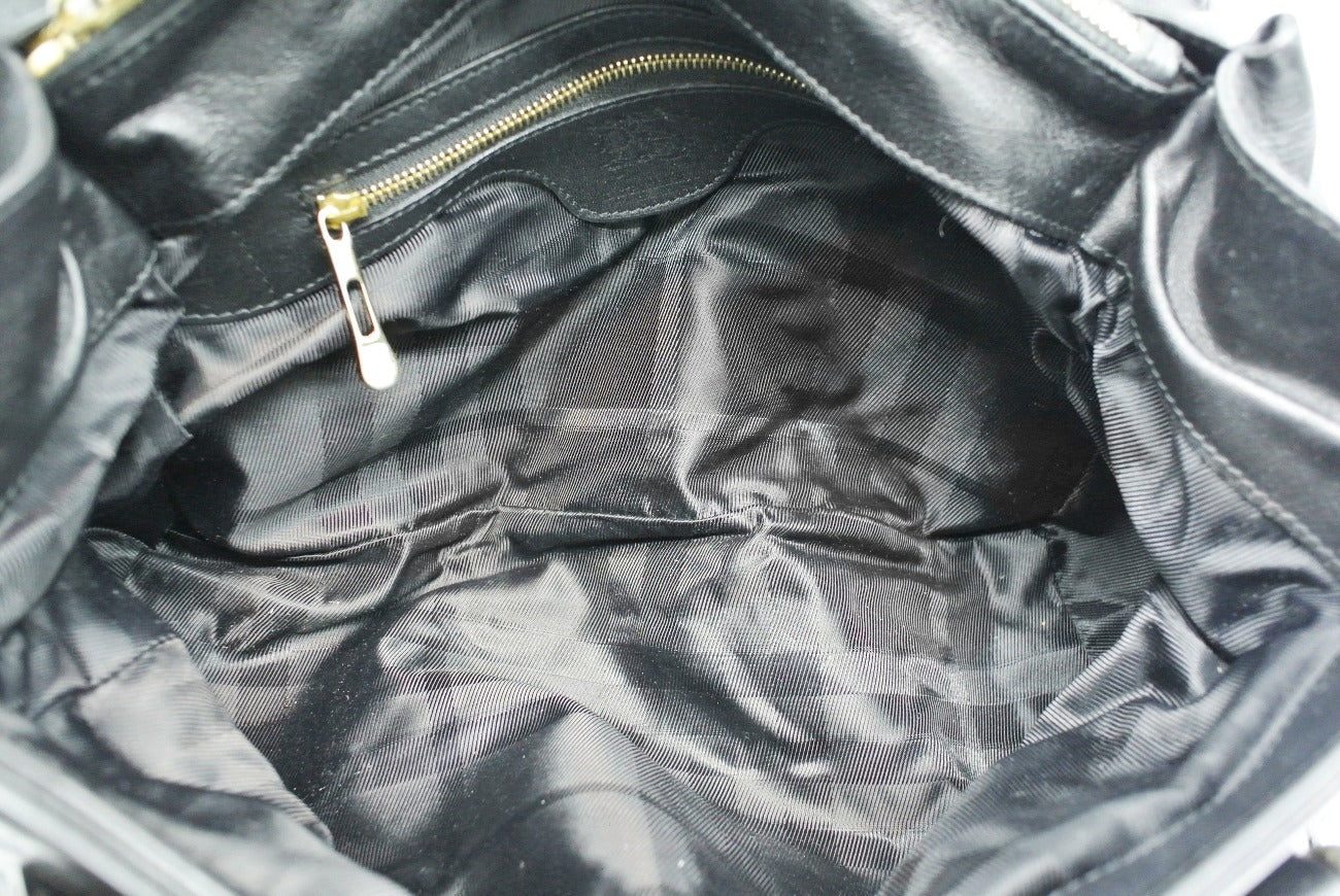 Burberry Black Leather Prorsum Bag Bag Burberry