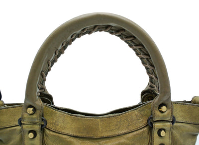 Balenciaga Olive Agneau First 2way Bag Bag Balenciaga