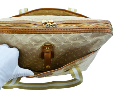 Louis Vuitton Vintage Mini Lin Mary Kate Tan Canvas Tote Bag Louis Vuitton