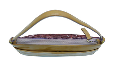 Miu Miu Sequin and Tan Patent Evening Bag Bag Miu Miu