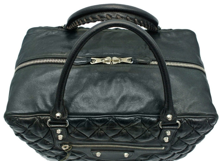 特大セール【BALENCIAGA】Quilted Leatherバック Balenciaga Touch L Quilted Leather Bag in Black | Lyst