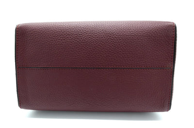DSquared2 Bordeaux Leather Bauletto Boston Bag Bag DSquared2