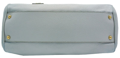 Dolce & Gabbana Miss Sicily Blue Leather Bag Bag Dolce & Gabbana