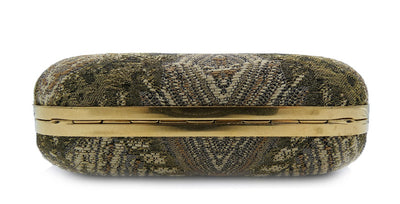 Alexander McQueen Jacquard Corn Dolly Skull Clutch Bag Alexander McQueen