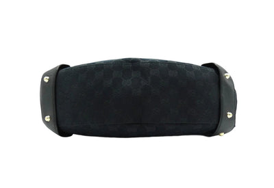 Gucci Black GG Canvas Pelham Medium Hobo Bag Gucci