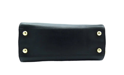Burberry Black Leather Small Clifton Handbag Bag Burberry