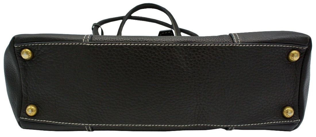 Dolce & Gabbana Vintage D Ring Brown Leather Shoulder Bag Bag Dolce & Gabbana