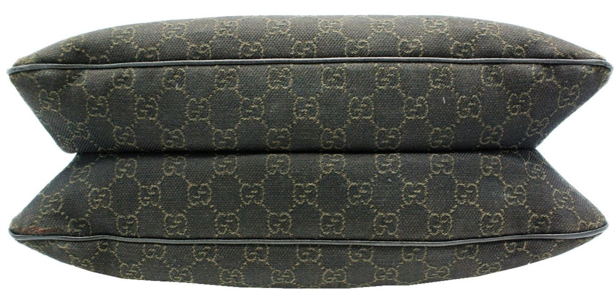 Gucci Dark Brown GG Monogram Medium Pop Hobo Bag Gucci