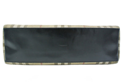 Burberry Smoked House Check Suede Bag Bag Burberry