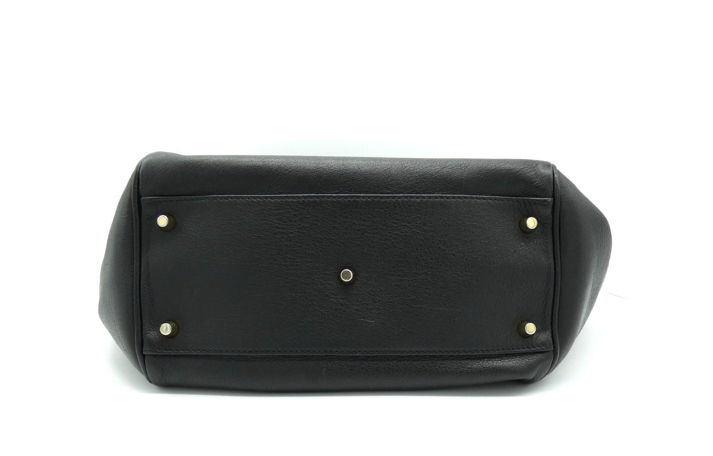 Burberry Canterbury Black Leather Bag Bag Burberry