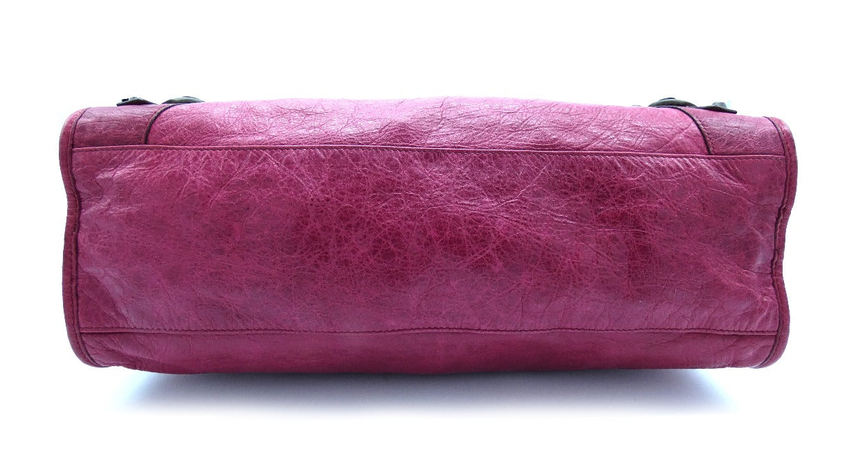 Balenciaga Pourpre Agneau Classic City Motorcycle Bag Bag Balenciaga