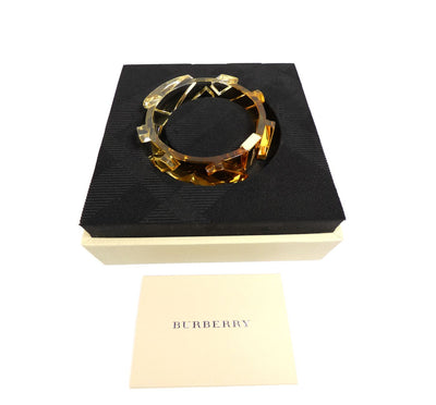 Burberry Prorsum Orange Check Bangle Bracelet Burberry