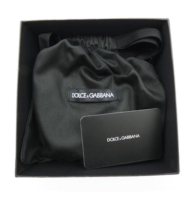 Dolce & Gabbana Tan Suede Crystal Charm Belt Belt Dolce & Gabbana