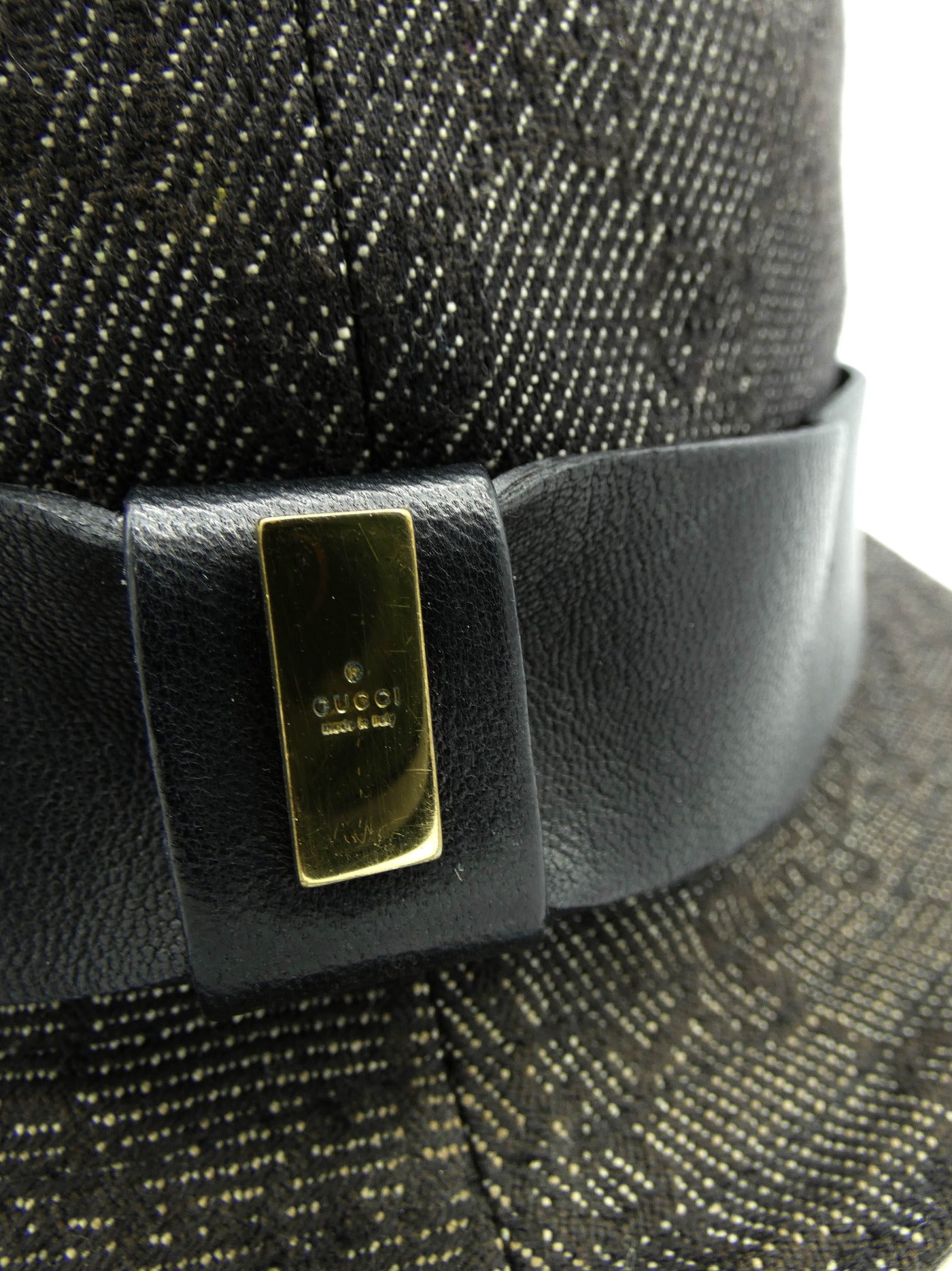 Gucci Brown GG Canvas Bucket Hat Hats Gucci