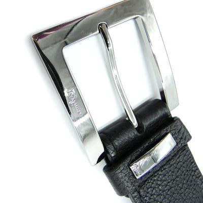 Salvatore Ferragamo Black Leather Belt Belt Salvatore Ferragamo