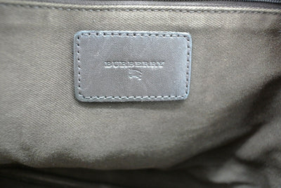Burberry Vintage Haymarket Smoke Check Coated Canvas Handbag Bag Burberry