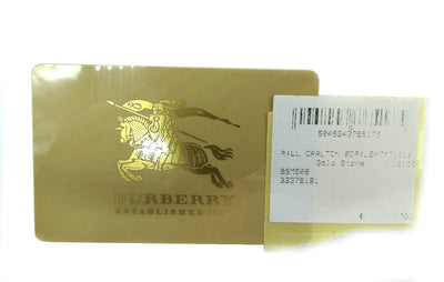 Burberry Gold Metallic Portfolio/Brief Clutch Bag Burberry