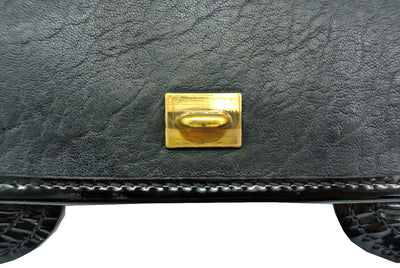 Fendi Black Grained Leather B Bag Bag Fendi